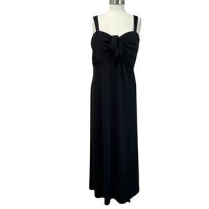 Studio 1940 Black Maxi Gown 18W Whimsigoth Gothic Formal Evening Dress